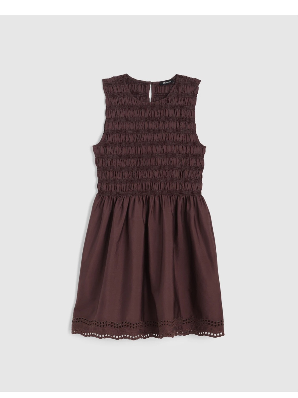 NWT Madewell The Embroidered Melody Smocked Mini Dress XL - Picture 4 of 13